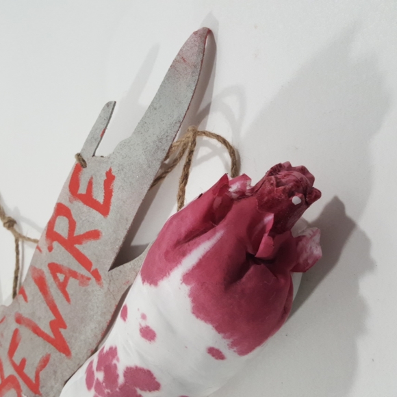 By Spooktacular Creations Realistic Look Bloody Arm Door Hanging Hand - Picture 3 of 3